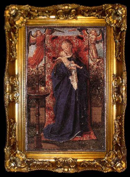 framed  Jan Van Eyck Madonna and Child at the Fountain, ta009-2